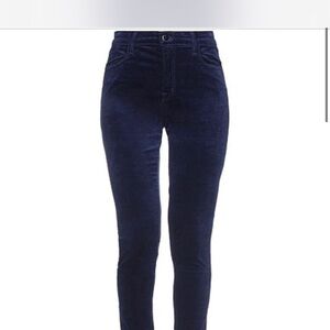 Vintage J Brand Women's corduroy Skinny Pants - mignight Navy